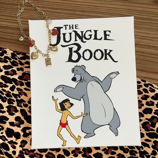 Camiseta Estampada de Mujer Diseño El libro de la Selva