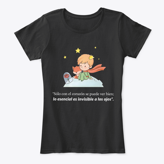 Camiseta Estampada de Mujer Principito
