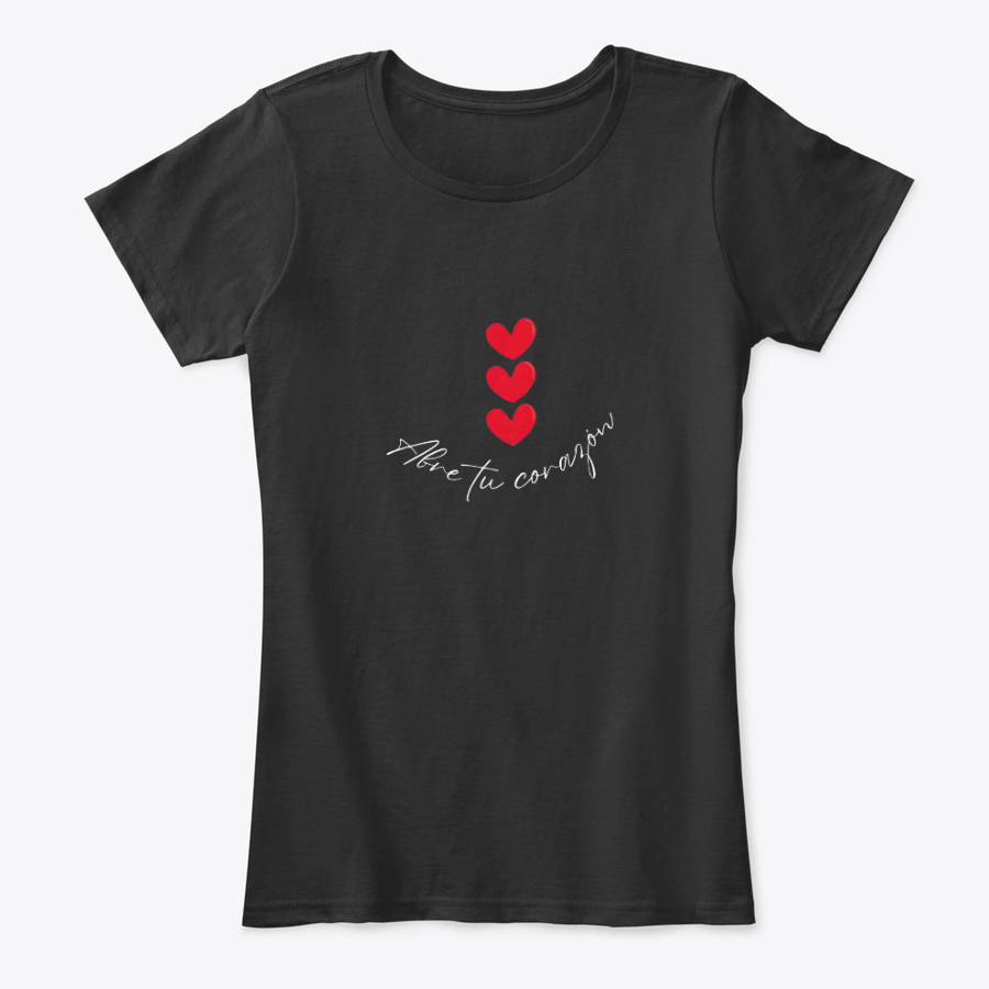Camiseta Estampada de Mujer Diseño abre tu corazón