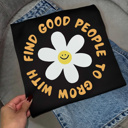 Camiseta Estampada de Mujer Diseño Find Good people