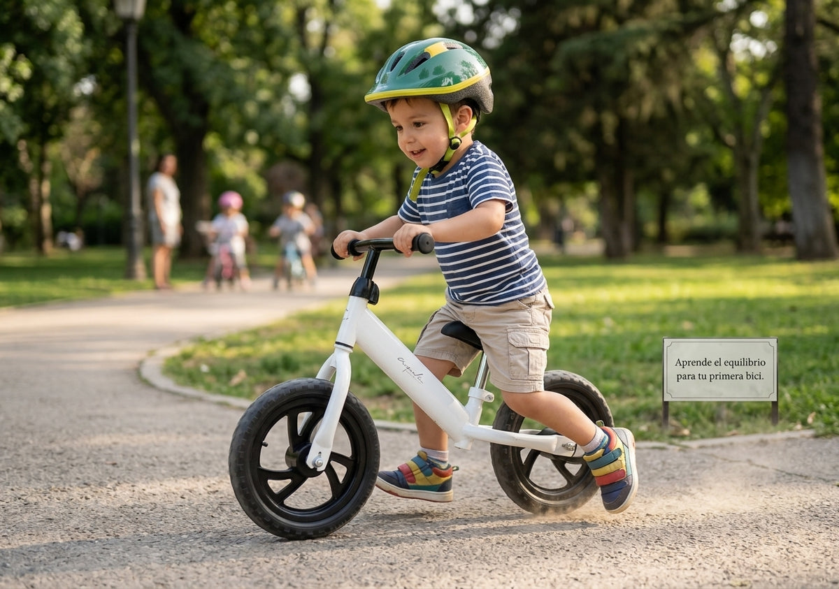 Bicicleta de Equilibrio para Niños de 2 a 5 Años – Sin Pedales y Altura Ajustable | Envío Gratis y Paga al Recibir