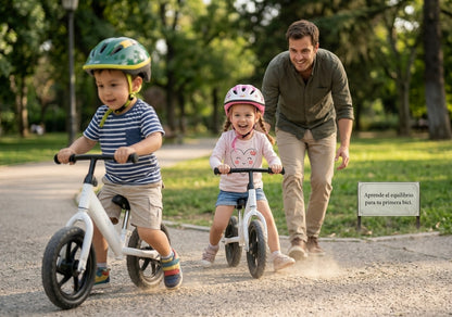 Bicicleta de Equilibrio para Niños de 2 a 5 Años – Sin Pedales y Altura Ajustable | Envío Gratis y Paga al Recibir