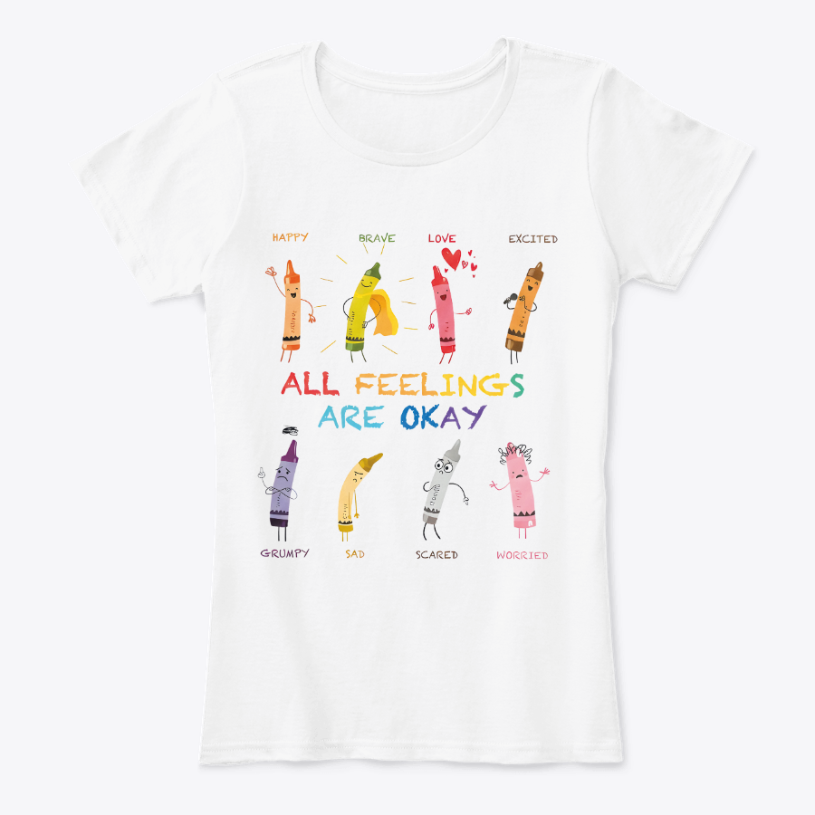 Camiseta Estampada de Crayones feelings