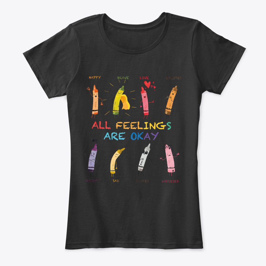 Camiseta Estampada de Crayones feelings