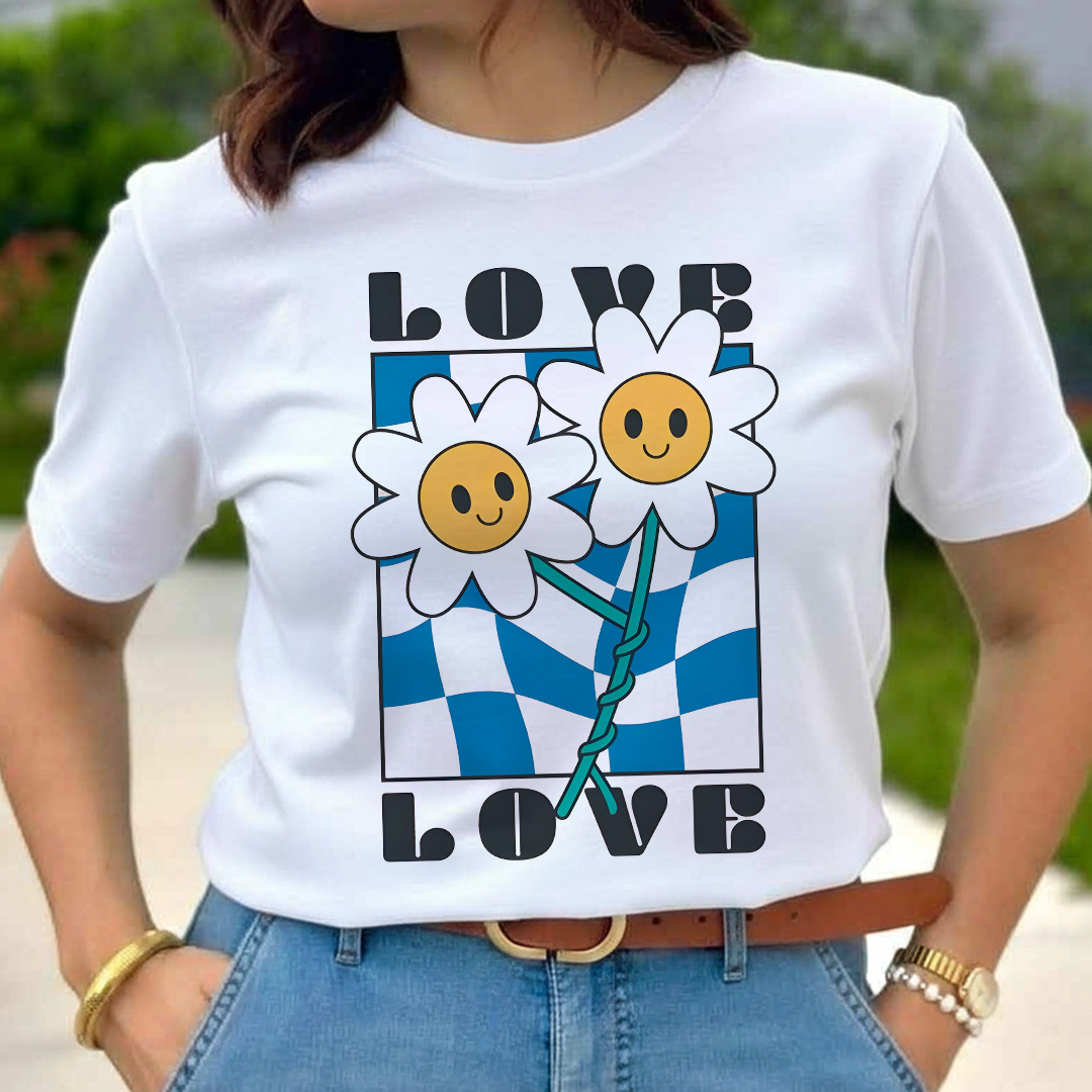 Camiseta Estampada para Mujer Diseño LOVE