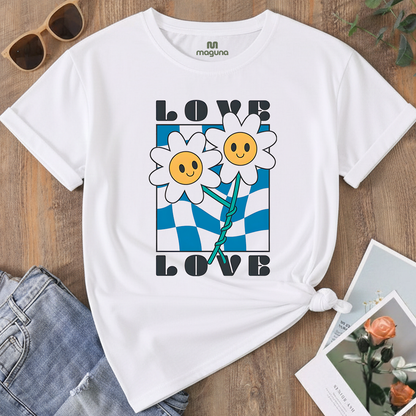 Camiseta Estampada para Mujer Diseño LOVE