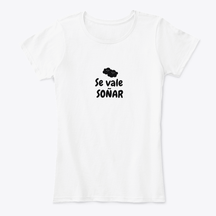Camiseta Estampada de Mujer Diseño Se vale Soñar