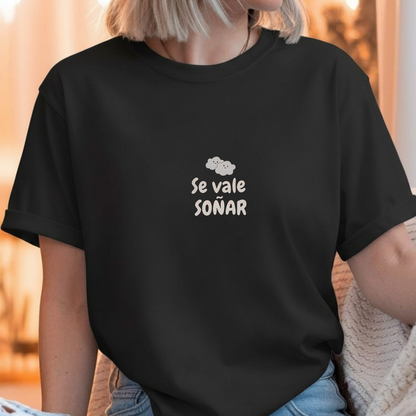 Camiseta Estampada de Mujer Diseño Se vale Soñar