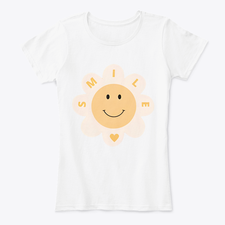 Camiseta Estampada de Mujer Diseño Smile