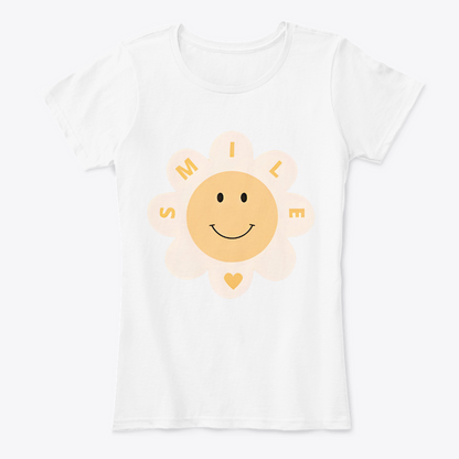 Camiseta Estampada de Mujer Diseño Smile