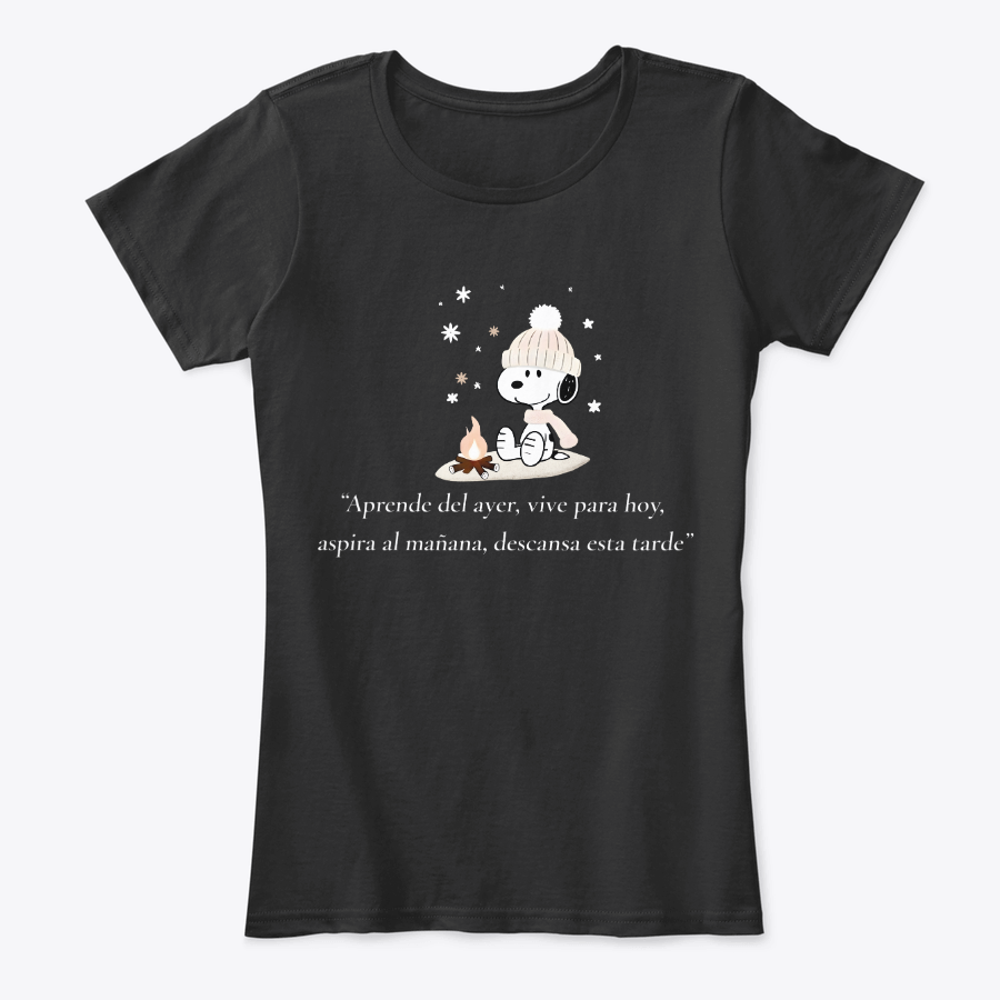 Camiseta Estampada de Snoopy - Aprende del Ayer