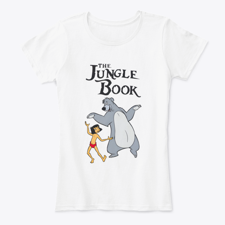 Camiseta Estampada de Mujer Diseño El libro de la Selva
