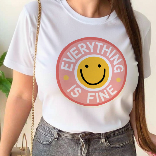 Camiseta Estampada para Mujer Diseño EVERYTHING