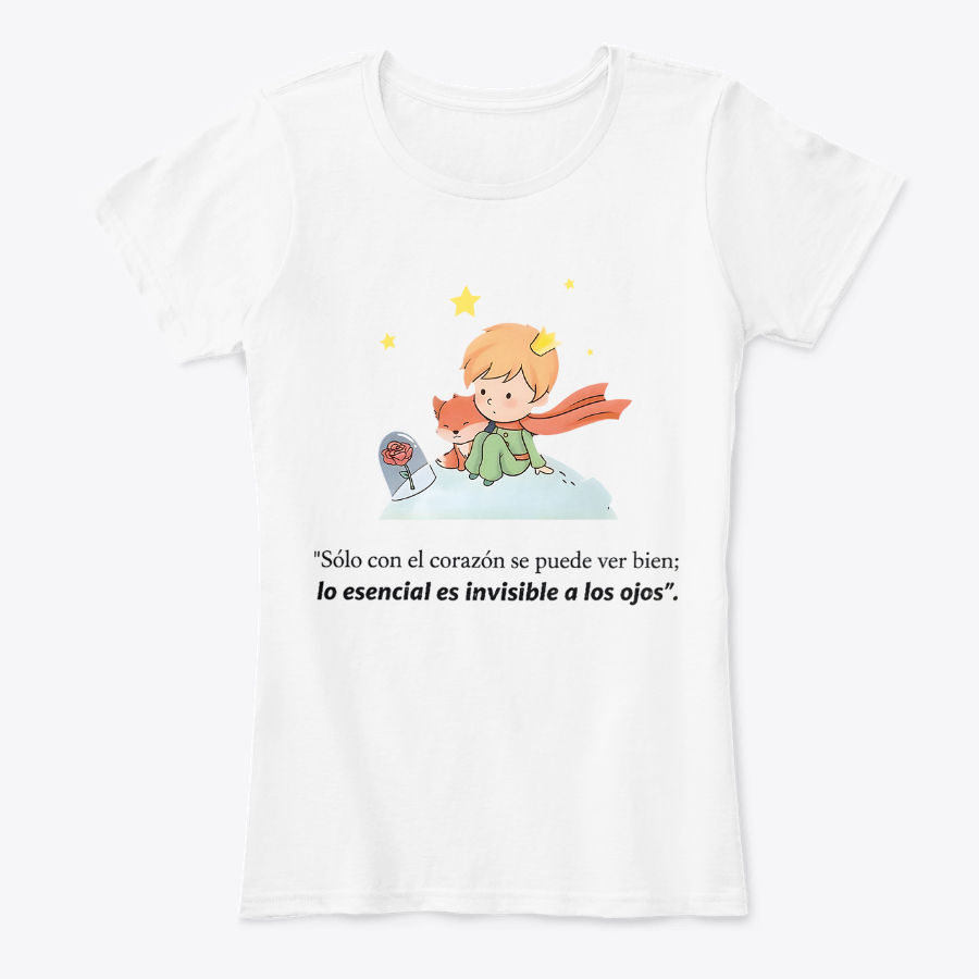 Camiseta Estampada de Mujer Principito