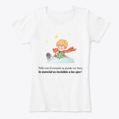 Camiseta Estampada de Mujer Principito