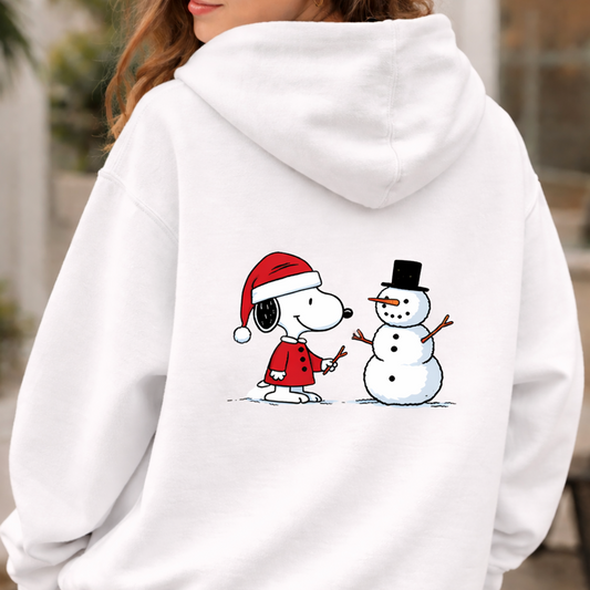 Buzo Estampado Unisex de Snoopy Merry Christmas