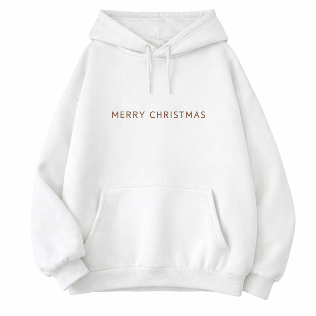 Buzo Estampado Unisex de Snoopy Merry Christmas